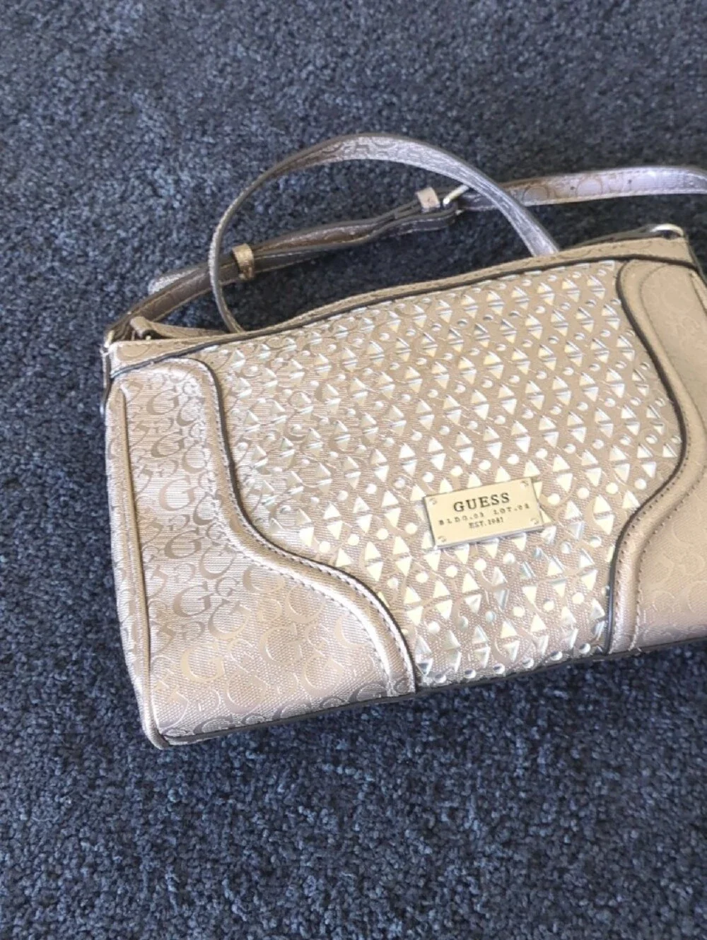 GUESS Metallic Silver Bag